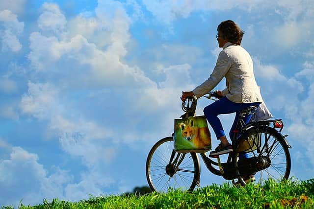 歩行と自転車移動の時間換算表